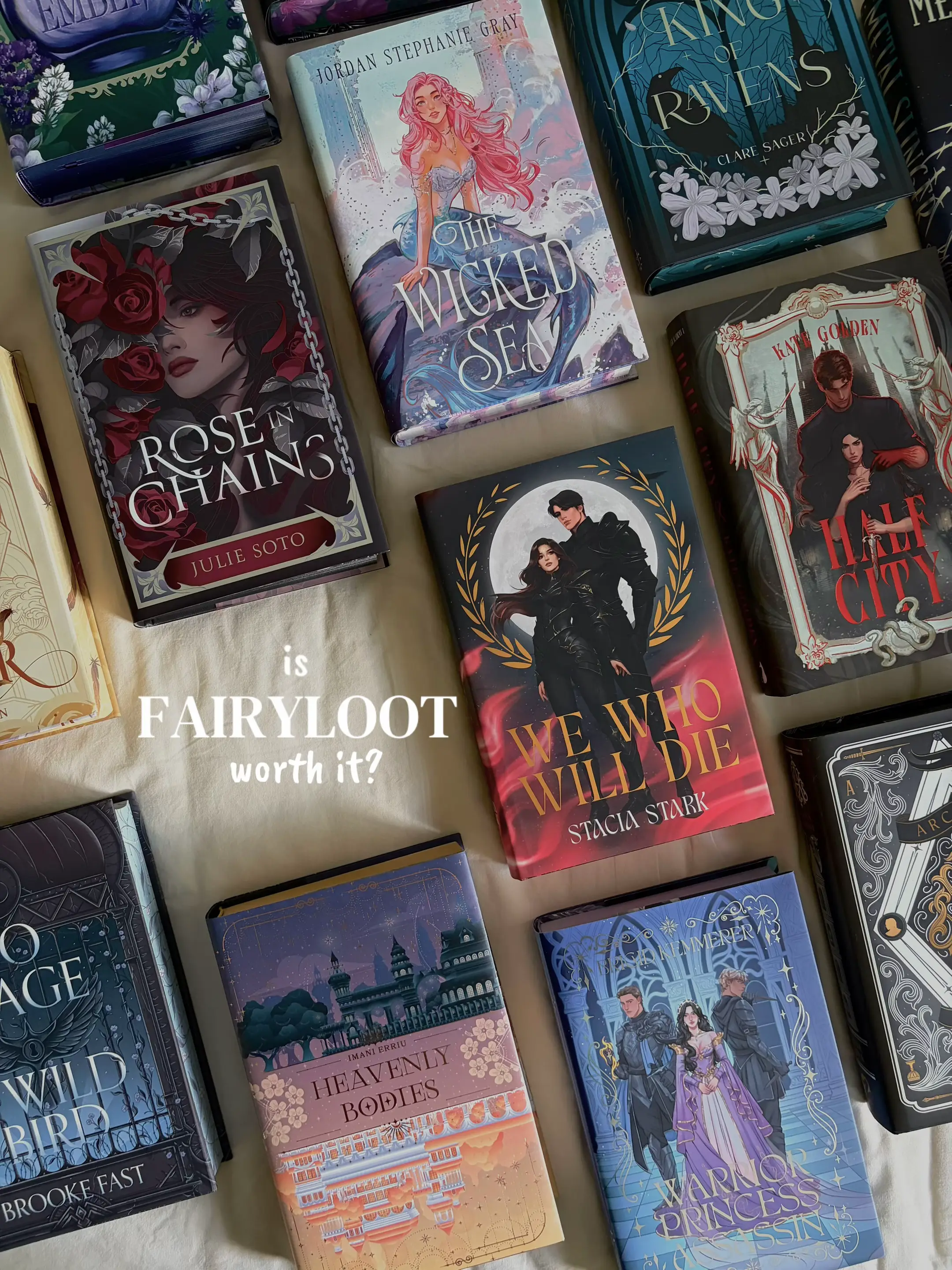 Here are my honest thoughts after being a fairyloot romantasy subscriber for the