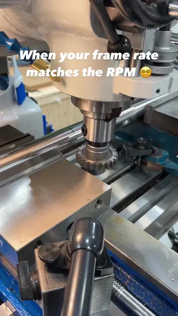 I thought this was cool enough to share 😁  #framerate #spindlespeed #rpm #machi