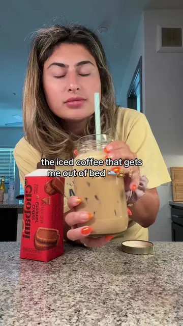 The iced coffee that gets me out of bed 🧸 @Nespresso @Nestlé @Nespresso USA @NE