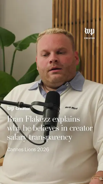 @bran discussed how he thinks about creator salary transparency in an interview 