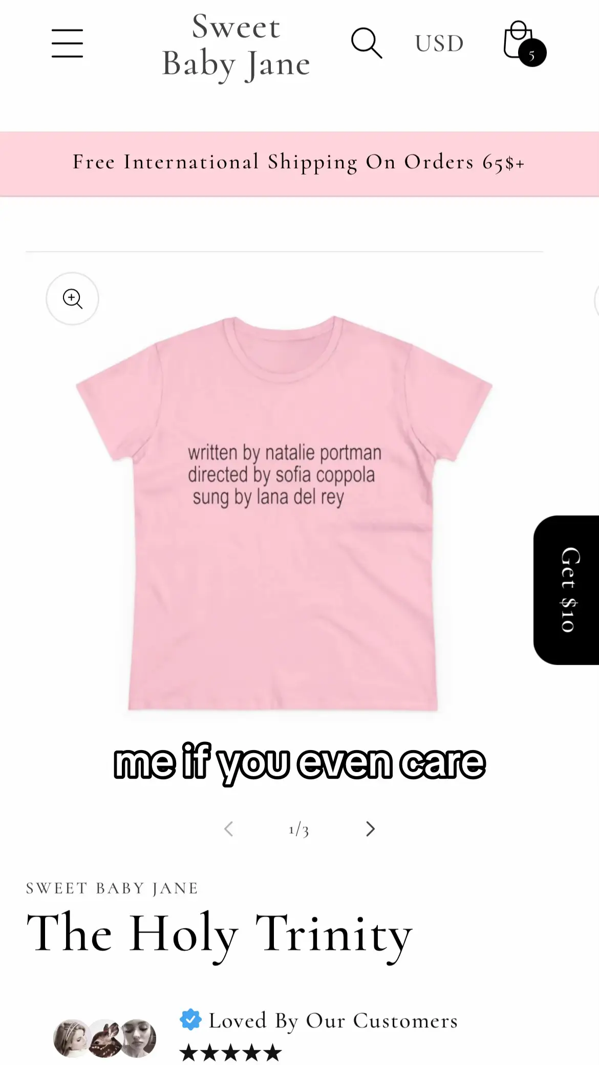 available to shop on my bio!!🎀 #clothingbrand #sweetbabyjane #natalieportman #s
