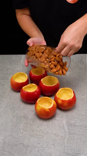 Apple puff pastry dessert that you will make again and again Ingredients red app