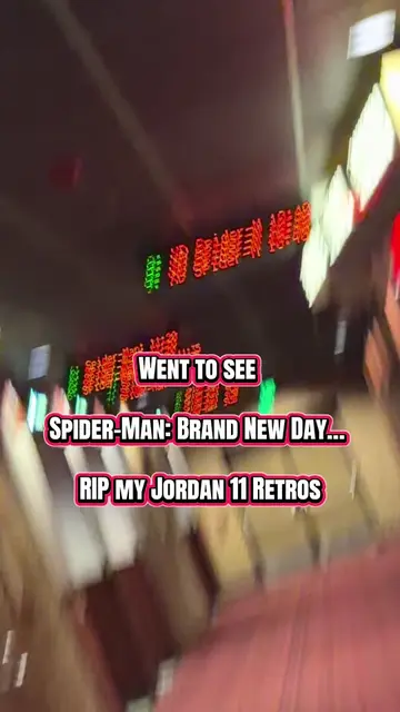All I wanted was to watch Spider-Man: Brand New Day and enjoy my soda… my Jordan
