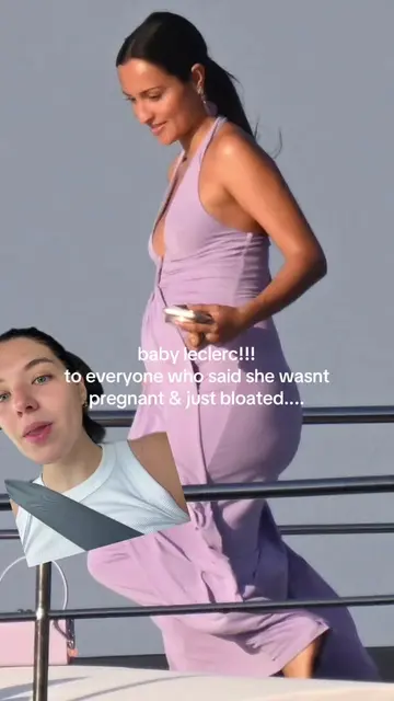 soo baby leclerc is on the way!! 🤏🏻🤏🏻🤏🏻  #alexandraleclerc #charlesleclerc