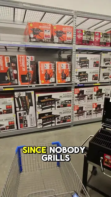 Since nobody grills anymore, Walmart is basically giving their Blackstones away 