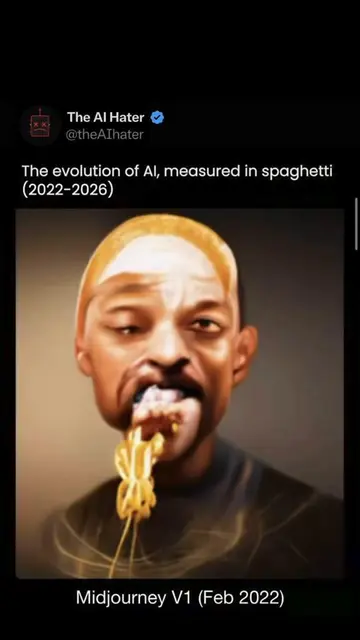 Will Smith eating spaghetti accidentally became one of the funniest ways to meas