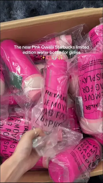 The Pink Owala x Starbucks limited edition water bottle for girls ✨🎟🎧💗🫧 #owa