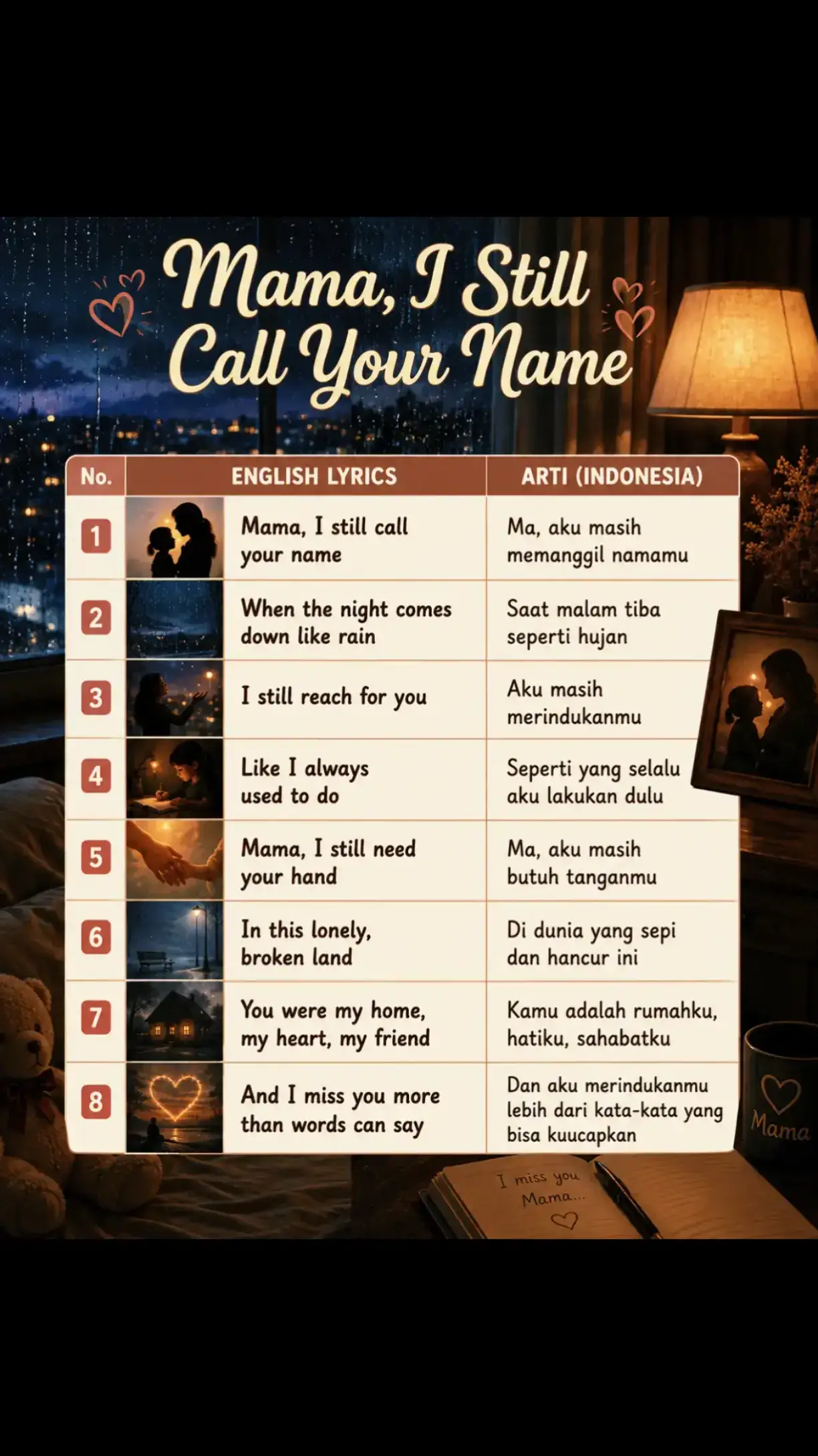 Mama, I still call your name