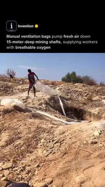 Original Video Credit: IG/mahafehy A large plastic bag is repeatedly filled with