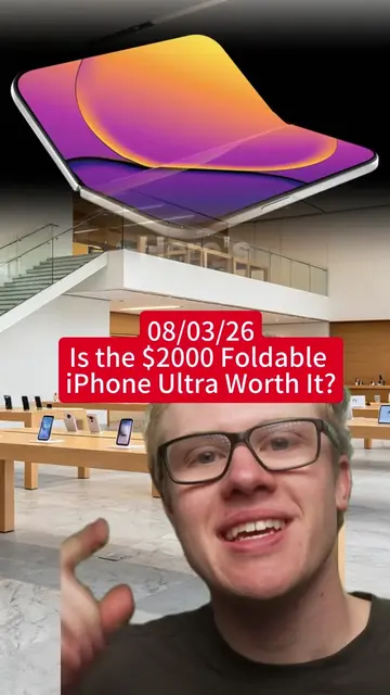 Is the $2000 Foldable iPhone Ultra Worth It? 🤔📱 #iPhoneUltra #FoldableTech #Ap