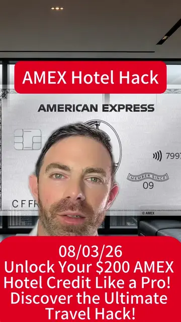 Unlock Your $200 AMEX Hotel Credit Like a Pro! 🏨💰 Discover the Ultimate Travel