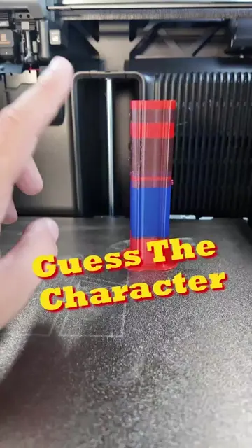 Can You Guess The Character I 3D Printed? Difficulty: Hard