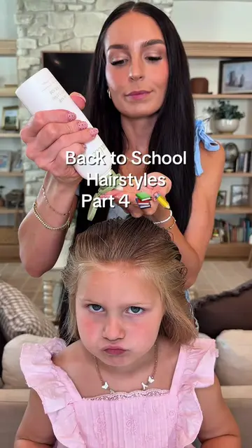 Back to school hairstyles that actually take 5 minutes- part 4📚✏️ This one is s