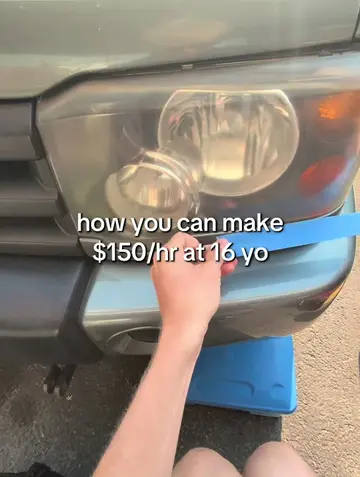Dm me to get started!! #fyp #viral #headlightrestoration #autodetailing 