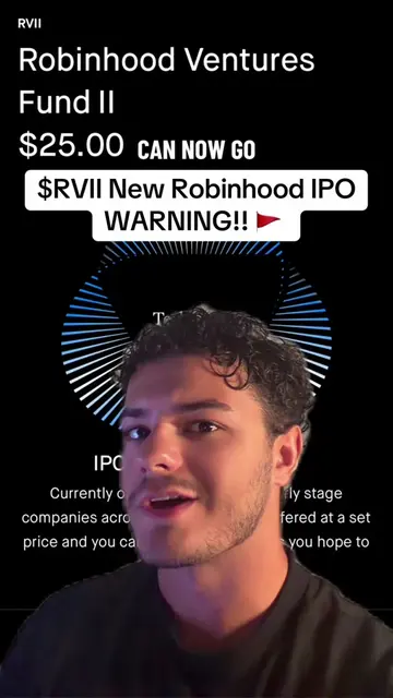 The new Robinhood Ventures IPO | $RVII let’s talk about it… #rvii #robinhood #ip