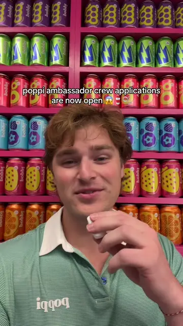 Calling all US college and university students! Apply now to poppi Ambassador Cr