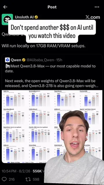 alibaba just announced qwen 3.8 and the open weights drop next week. the flagshi