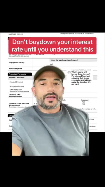 Replying to @ice792301 Don’t pay for a rate buydown until you know what your len