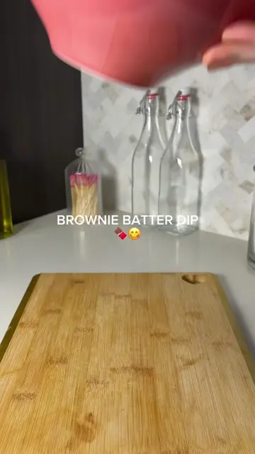 this brownie batter dip is perfect for when you’re craving brownies but don’t ha