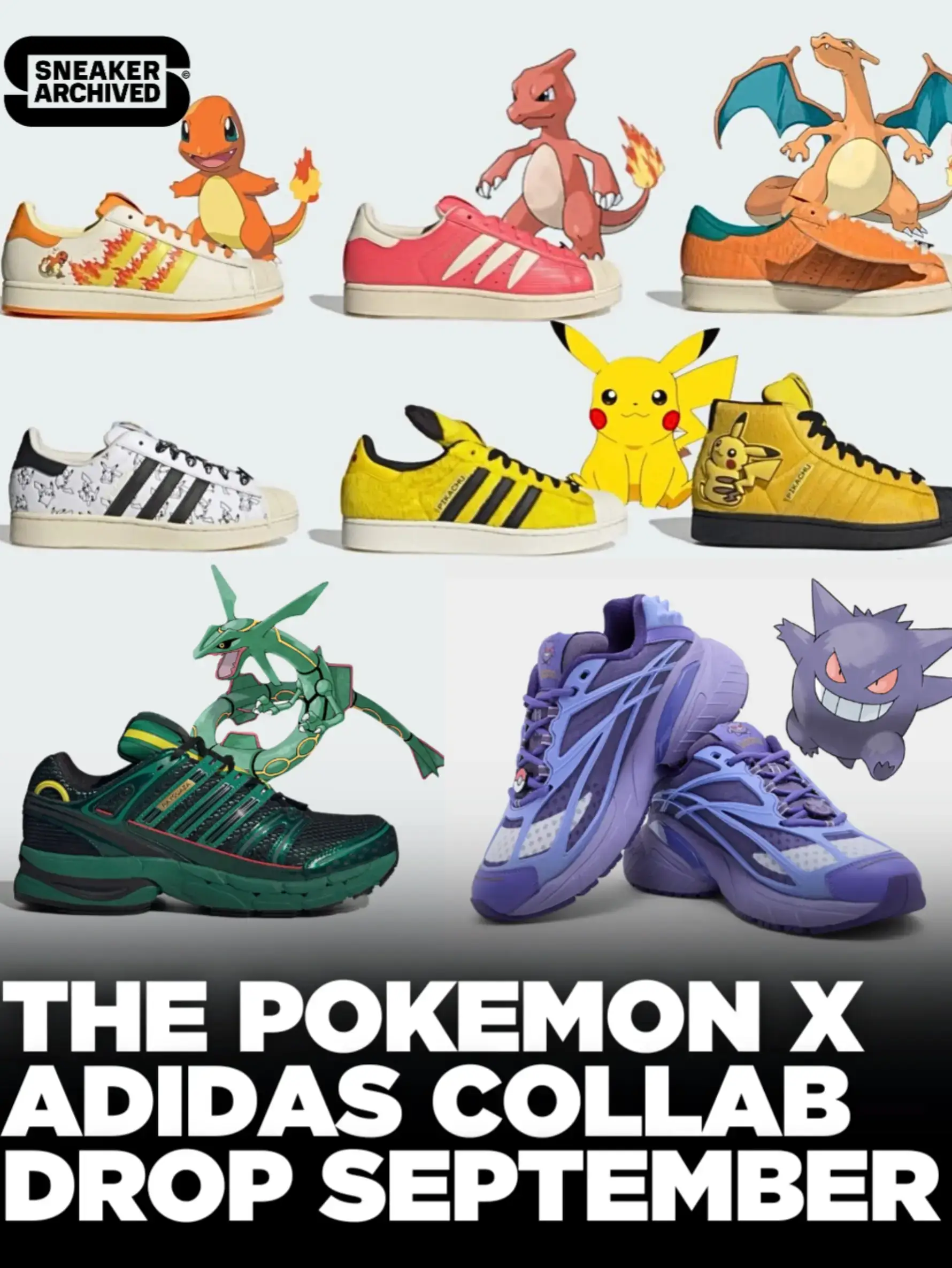 FIRST LOOK: Pokémon x Adidas 30th Anniversary Collection 🔥 Expected to release 