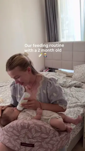 A little about feeding and bedtime with a newborn. 🤍✨ The quiet cuddles, tiny s
