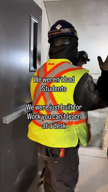 We weren’t bad students. We were just built for work you can’t learn at a desk. 