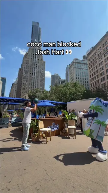 someone sign coco man 🏀 @Josh Hart #vitacoco #coconutwater 