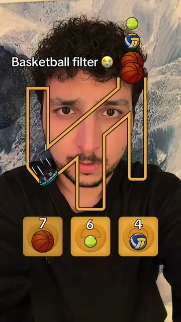 Basketball filter is so hard 😭 #basketball #filter #game #filterchallenge 