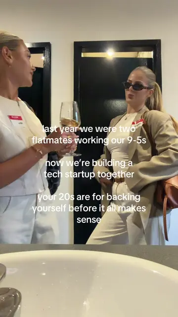 a little audacity can change a lot in a year 🥹 #startup #founders #womeninbusin