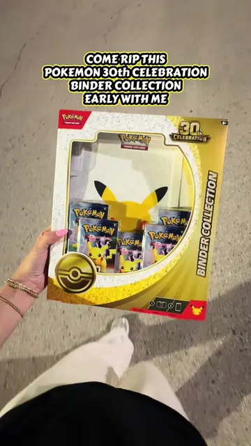 Pokemon 30th Anniversary Binder Collection Unboxing!! #pokemoncards #pokemontcg 