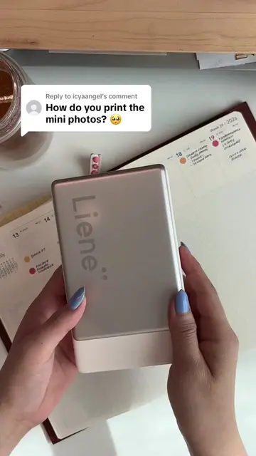 Replying to @icyaangel I use the @Liene Photo Printer Pearl for my mini photos! 