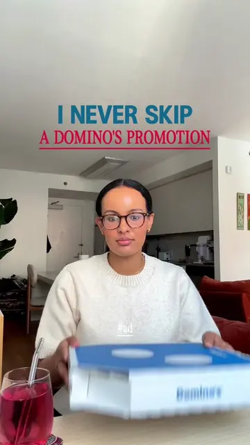 #ad go enjoy $5 towards your @Domino’s order next week! You’ve earned it after a