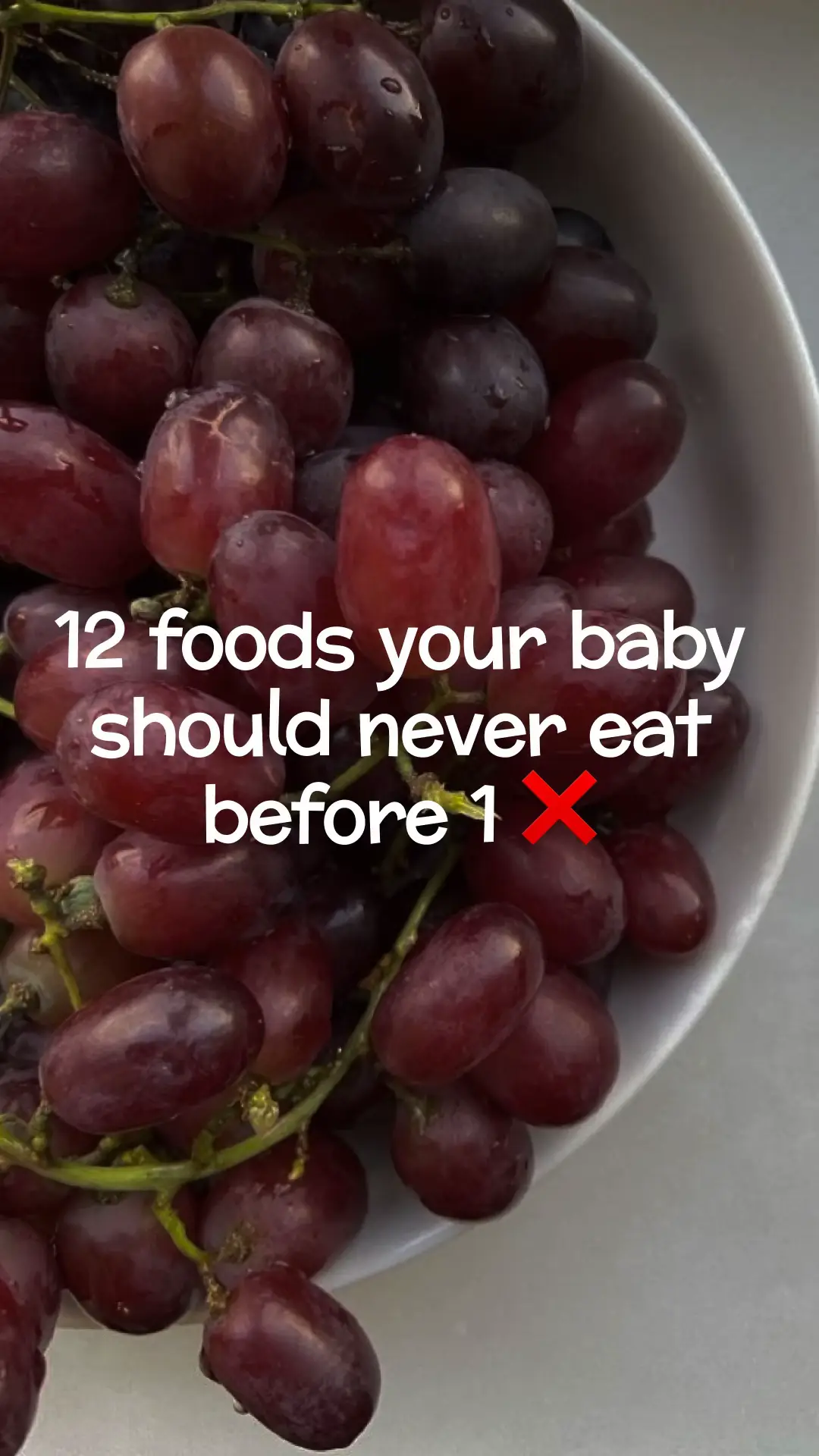 12 foods your baby should never eat before 1 #babyplate #trackreactions #babyled