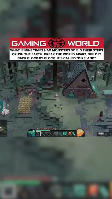 WHAT IF MINECRAFT HAD MONSTERS SO BIG THEIR STEPS CRUSH THE EARTH. BREAK THE WOR