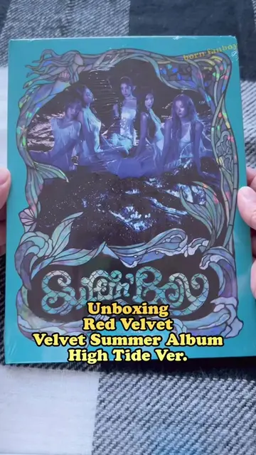 Unboxing Red Velvet - Velvet Summer Album High Tide Ver. #앨범깡 #redvelvet #surfin