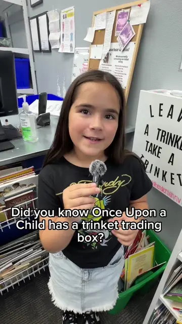 Have you checked out our Trinket Trading Box yet? 🧸✨ Bring your little ones by 