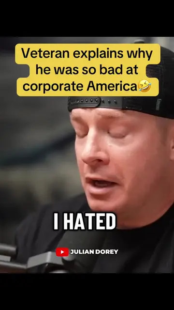 Military veteran talks about why he was so bad at corporate America life. Can yo