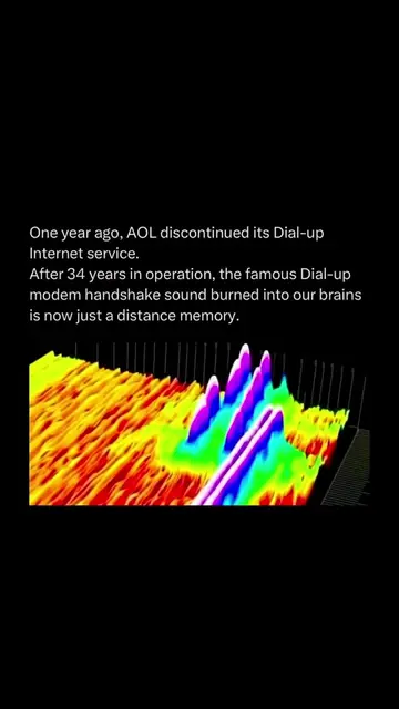 Before broadband and Wi-Fi, most people connected to the internet using dial-up 