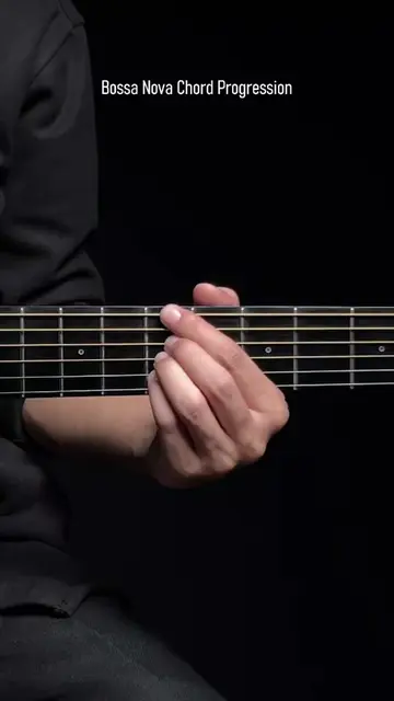 Bossa Nova Chord Progression #guitarchords #guitartutorial 