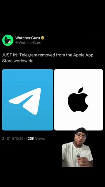 Telegram just got removed from the Apple App Store worldwide. Existing users are