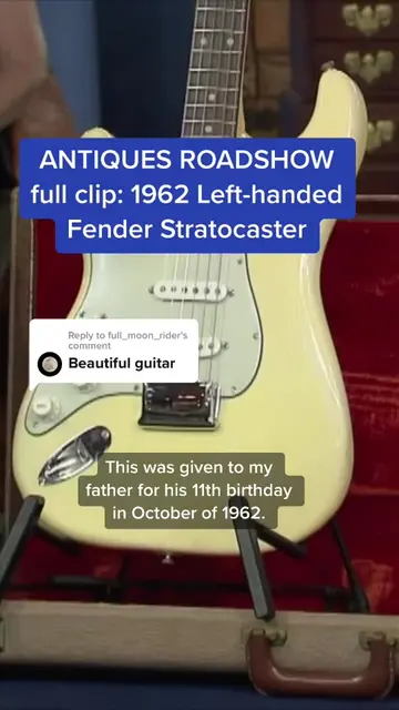 Replying to @full_moon_rider is the value of this vintage 1962 left-handed Fende