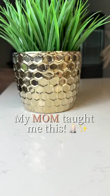 🕯️ Such a simple DIY candle idea using things you probably already have at home