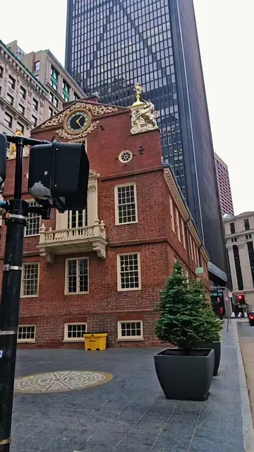 Step back in time at Boston's Old State House, where every brick tells a story. 