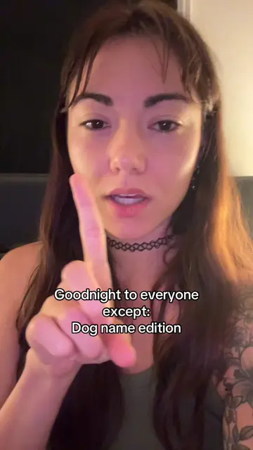 Are you getting a goodnight sleep tonight? #dognames #dogsoftiktok #dogcommunity