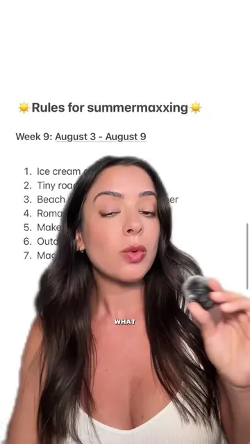 The purpose of summermaxxing is to pick and choose the activities that resonate 