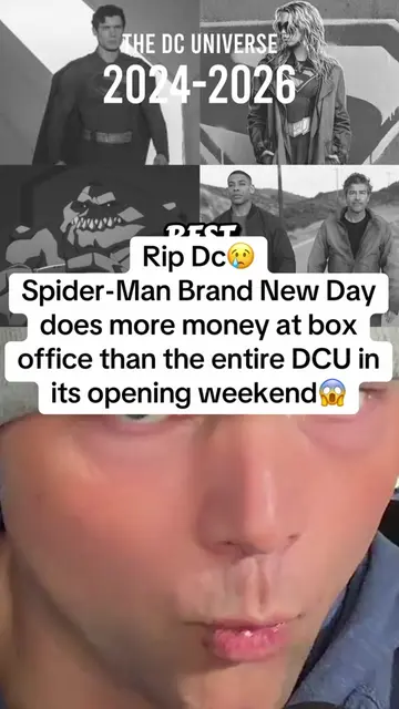 Rip Dc😢 Spider-Man Brand New Day does more money at box office than the entire 