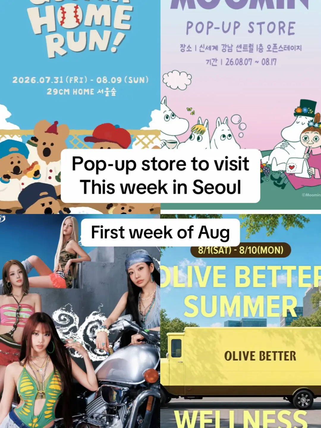 Here are some pop-up stores you can check out this week! Save this for your week