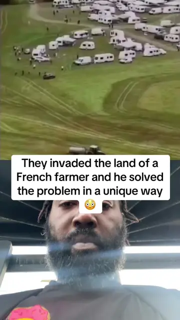 Tired of waiting for the authorities, a French farmer decided to deal with a lan