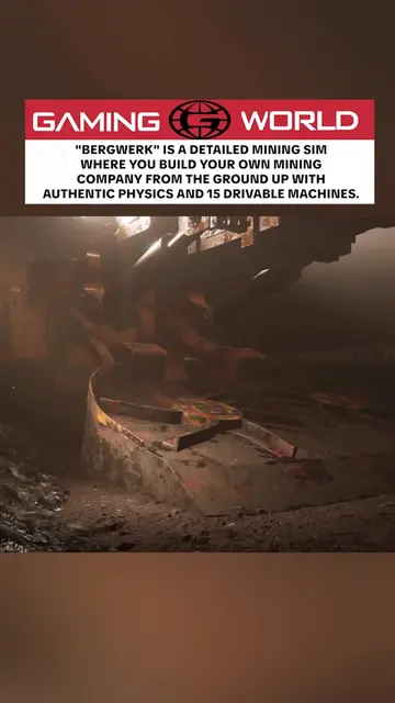 "BERGWERK: A Mining Sim" is a highly detailed mining simulation where you build 