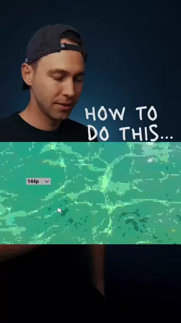 how to make this fun pixelation edit! Your footage will gradually sharpen from b